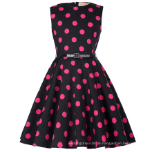 Kate Kasin Kinder Audrey &#39;Vintage Divinity 50s Kleid Vintage Retro Baumwolle Blumenmuster Vintage Kleine Mädchen Kleid KK000250-17